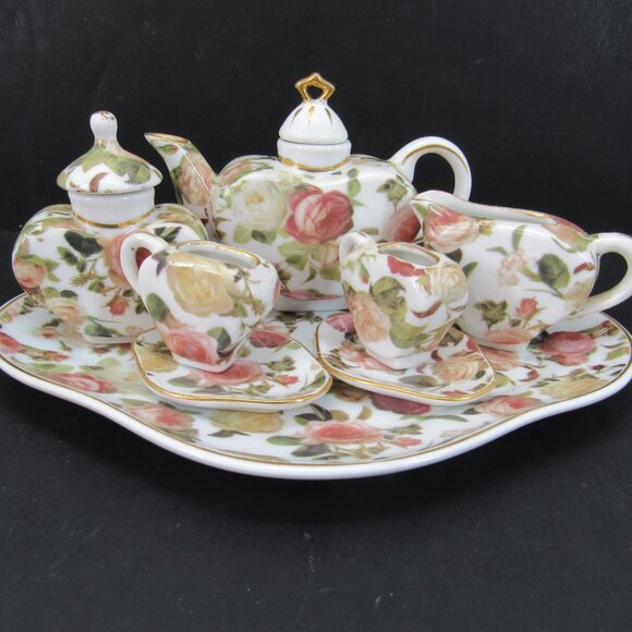 Old World Collection by hd&s Herman Dodge & Son, Inc Mini Tea Set 8 Pc Set - Picture 10 of 11
